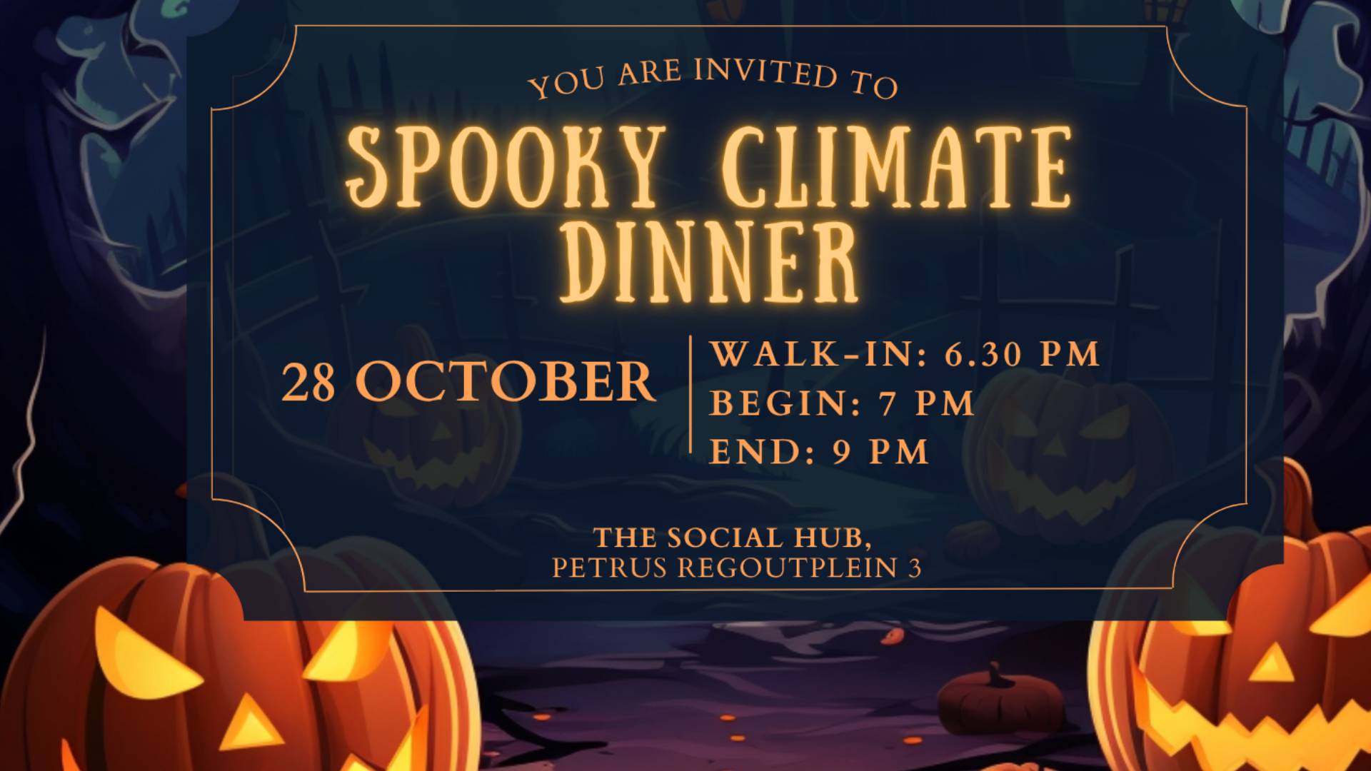 Spooky Climate Dinner